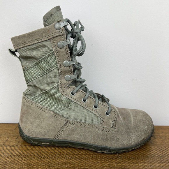 Tactical Research Boots Mens 7 Wide Gray TR103 Minimalist Combat Military Army - Picture 3 of 10